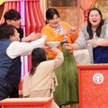 飯尾和樹、あんり、田辺智加、彦摩呂、ギャル曽根（C）フジテレビ
