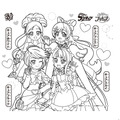「ひろがるスカイ!プリキュア」共通塗り絵