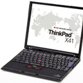 指紋センサー搭載のB5モバイルノート「ThinkPad X41」