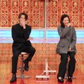 左から）三浦翔平、桜井ユキ（c）フジテレビ