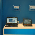 インテルブースで展示されていた各社のWiMAX搭載ノートPCやネットブックなど