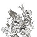 「キチジョージえんにち」原画