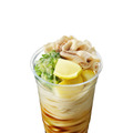 凍らせレモンのねぎ塩豚しゃぶぶっかけうどん