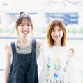 「B.L.T.2023年9月号」ローソンエンタテインメント購入者特典：金村美玖＆松田好花（日向坂46）両面ポスター（表）