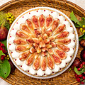 イチジクのタルト ～ショートケーキ風～