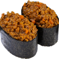 お豆で作ったキーマカレー軍艦