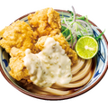 タル鶏天ぶっかけうどん