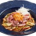 ローストビーフとうにの贅沢和風