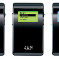 Zen Neeon 5GB。液晶ディスプレイのバックライトは7色から選べる