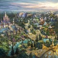 東京ディズニーシー新エリア「ファンタジースプリングス」、上空から撮影した建設過程の映像を公開