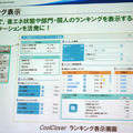 ランキング表示で競いながら省エネを加速