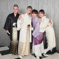 渡辺美奈代、家族4人での美しい和装ショットに「素敵なファミリー」の声