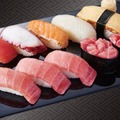 本鮪中トロ入り鮪握り 10貫
