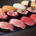 本鮪中トロ入り鮪握り 12貫