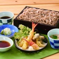 季節の天せいろ二味そば