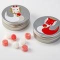 （左）縁起缶キャンディ 白たつ／（右）縁起缶キャンディ 紅たつ　各1缶　600円／ヒトツブ カンロ（グランスタ東京／B1改札内 丸の内坂エリア）