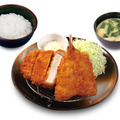 超厚切りロースかつ＆アジフライ定食 1,220円