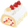 雪降る苺のプレミアムロールケーキ