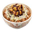にんにく黒だれ白髪ねぎ牛丼