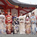 エイベックス「新春参拝＆晴れ着お披露目会」【写真：竹内みちまろ】