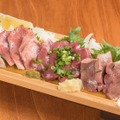 肉刺し盛り合わせ