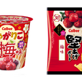 「じゃがりこ 梅味」と「堅あげポテト 梅味」