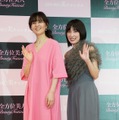 石野真子、奥菜恵【写真：竹内みちまろ】