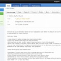 「IBM LotusLive iNotes V1.0」操作画面