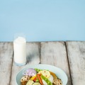 春の彩りキーマカレー