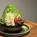 [初出店]Cafe＆Dining HAPPY HILL「八女星野抹茶のクリーム金時」イートイン 1,300円（1杯）