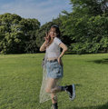 吉田羽花（写真は吉田羽花の公式インスタグラムから）※所属事務所に掲載許諾をもらってます