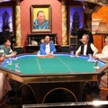 左手前から時計回りに）柏木由紀、勝俣州和、後藤輝基、大悟、岩尾 望、剛力彩芽、信子（C）フジテレビ