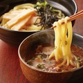 鰹節香る濃厚つけめんと釜揚げしらすご飯