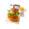 ケンタランチ ダブルチキンフィレバーガーセット
