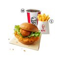 ケンタランチ 辛口チキンフィレバーガーセット