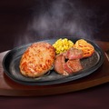 自家製ハンバーグ&厚切りカットステーキ