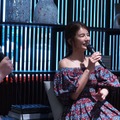 トークセッション時のスザンヌ　【撮影／山田】