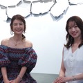トークセッション後のスザンヌと石井亜美　【撮影／山田】