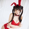 えなこ、黒の網タイツがセクシーな「描くなるうえは」バニーニーナコス披露！