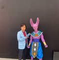 研ナオコ、漫画キャラ「破壊神ビルス」コスプレ公開　岡村隆史と2ショットも