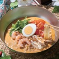 エダジュン監修 濃厚トムヤム豆乳クリーム冷麺