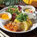 エダジュン監修 アジアン風フライドチキン＆グリーンカレープレート