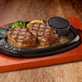“牛肉 100％!!” 弾丸ハンバーグ