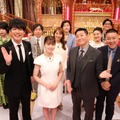 左手前から右に向かって）川島明、橋本環奈、長田庄平、松尾駿、あの、せいや、藤本美貴、ヒコロヒー、島崎和歌子、柴田英嗣、アンミカ（C）フジテレビ