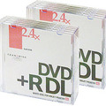　長瀬産業は、10枚/5枚パックだと1枚あたり700円を切るDVD+R DLメディア「TRANSDISC C-DVD+RDL-RPW」と、日本国内製造ながら1枚あたり60円の16倍速DVD-Rメディア「TRANSDISC C-DVD-16R-TPW50」を、7月15日に同社直販サイト「DVDirect」にて発売した。