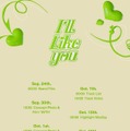 2nd Mini Album‘I'LL LIKE YOU’スケジュール画像　(P)&(C) BELIFT LAB Inc.