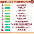 「2024年秋のメディア化作品注目度」アンケート　※総合電子書籍ストア「ブックライブ」調べ