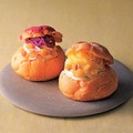 【お芋スイーツ専門店 フランダースフリッツ】「芋モンブラン生シュークリーム（紅芋・シルクスイート）」各451円（1個）