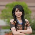 NHK連続テレビ小説『おむすび』に出演中の谷藤海咲　(C)NHK
