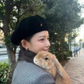 ハ・ヨンスとうさぎのマヨ（写真はハ・ヨンスの公式インスタグラムから）※所属事務所に掲載許諾をもらってます